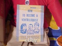 Working Black WILLIE TALK 24 African American Ventriloquist Dummy withBox, Guide