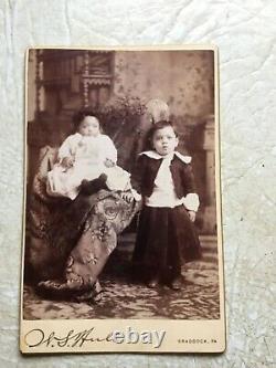 XXX RARE Photo African Americans KIDS From BRADDOCK Pittsburgh PA FANCY BACK