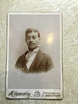 XXX RARE Photo African Americans MAN WELL Dressed Suit bow tie Pittsburgh PA