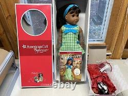 Xmas Bundle! American Girl 18 MELODY Doll & Xmas Dress! New