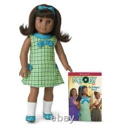Xmas Bundle! American Girl 18 MELODY Doll & Xmas Dress! New
